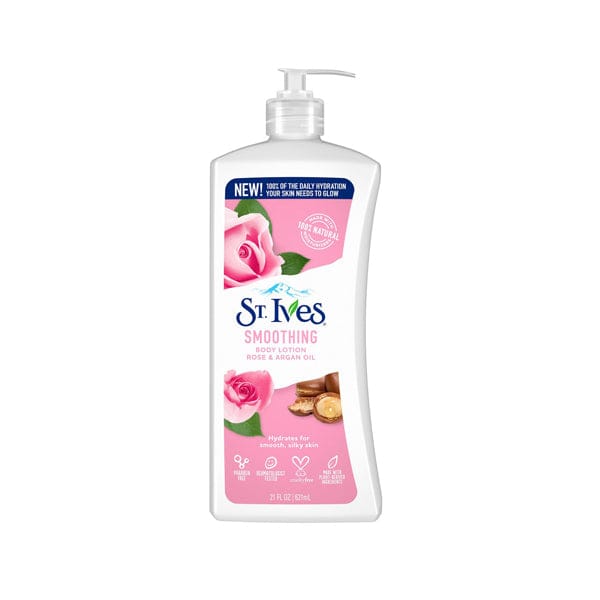 St. Ives Rose and Argan Oil Smoothing Body Lotion 621 ml