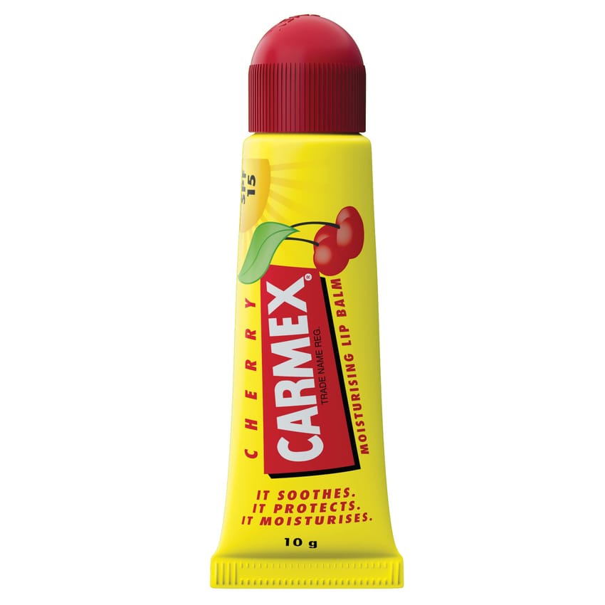 Carmex, Daily Care, Moisturizing Lip Balm, Fresh Cherry, Spf | sun-care | lip-care | sun-block | skin-care | carmex