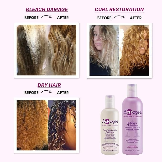 ApHogee Shampoo for Damaged Hair 480ml ProVitamin Leave-In Conditioner 480ml Keratin 2 Minute Reconstructor 236ml Set product thumbnail 6