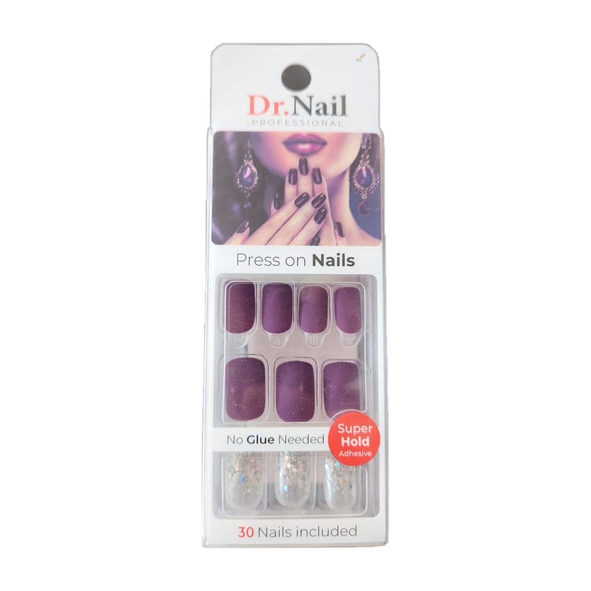 Dr. Nail Press on Nails No Glue Needed ZH204