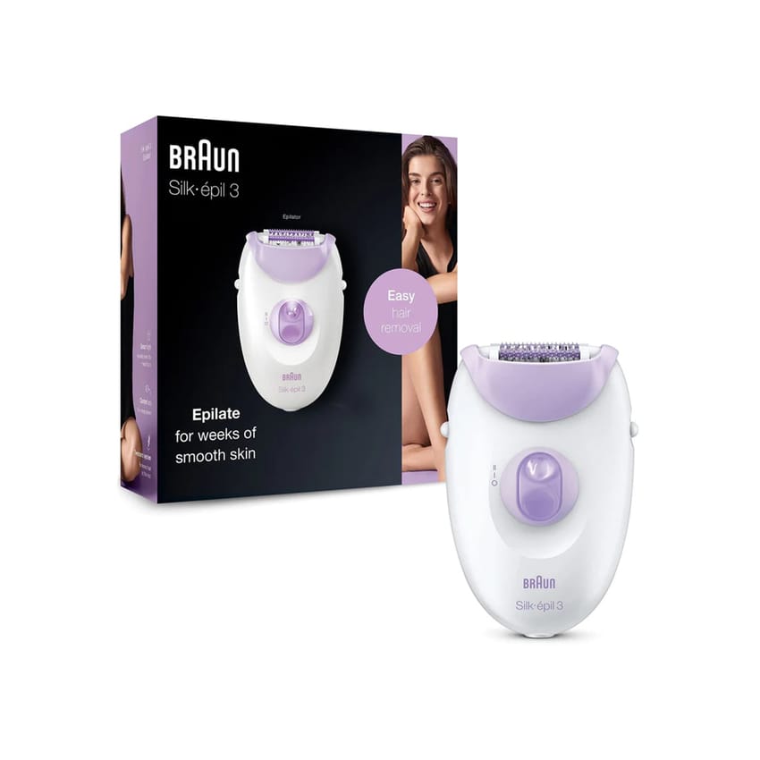 Braun Hair Removal Device For Women – Purple | electronics | hair-removal-epilation | womens-personal | braun