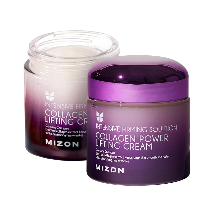 MIZON Collagen Power Lifting Cream, Collagen Face Moisturizer, Day and Night Cream, Facial Cream to Smooth Wrinkles, Non-Greasy and Non-sticky Formula, Lifting and Tightening 70ml