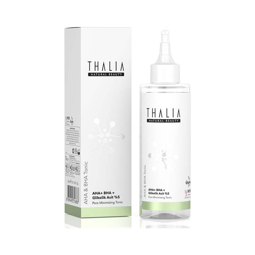 THALIA AHA & BHA EXFOLIATING & CLARIFYING TONER 200ML | skin-treatment | face-tonic | skin-lotion | thalia