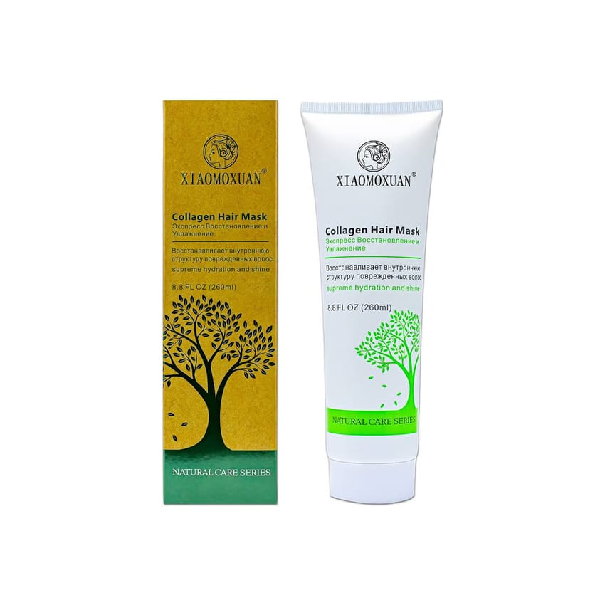 Xiaomoxuan Organic Collagen Hair Mask for Dry Damaged Hair - | hair-mask | hair-treatment | collagen | hair-care | xiaomoxuan