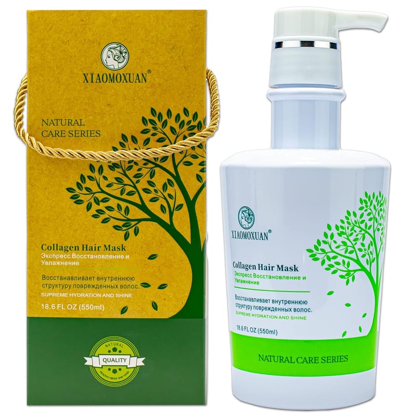 Xiaomoxuan Organic Collagen Hair Mask for Dry Damaged Hair - | hair-mask | hair-treatment | collagen | hair-care | xiaomoxuan