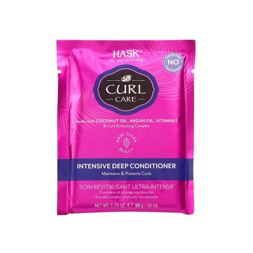 هاسك ماسك ترطيب عميق للشعر الكيرلي كونديشنر 50غم | shampoo-and-conditioner | hair-mask | hair-treatment | hask | hair-care | d5%