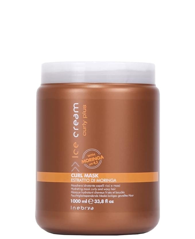 Inebrya Ice Cream Curl Mask For Curly And Wavy Hair 1000 Ml