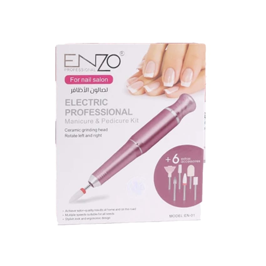 Enzo Nail Drill 6 Pieces Manicure Gel Polish