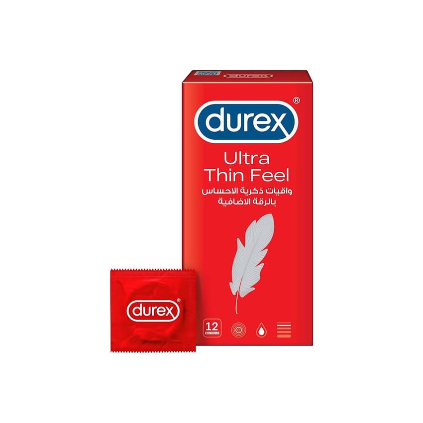 ديوركس واقي ذكري كوندم رفيع 12 حبة | tools | men | durex | condoms