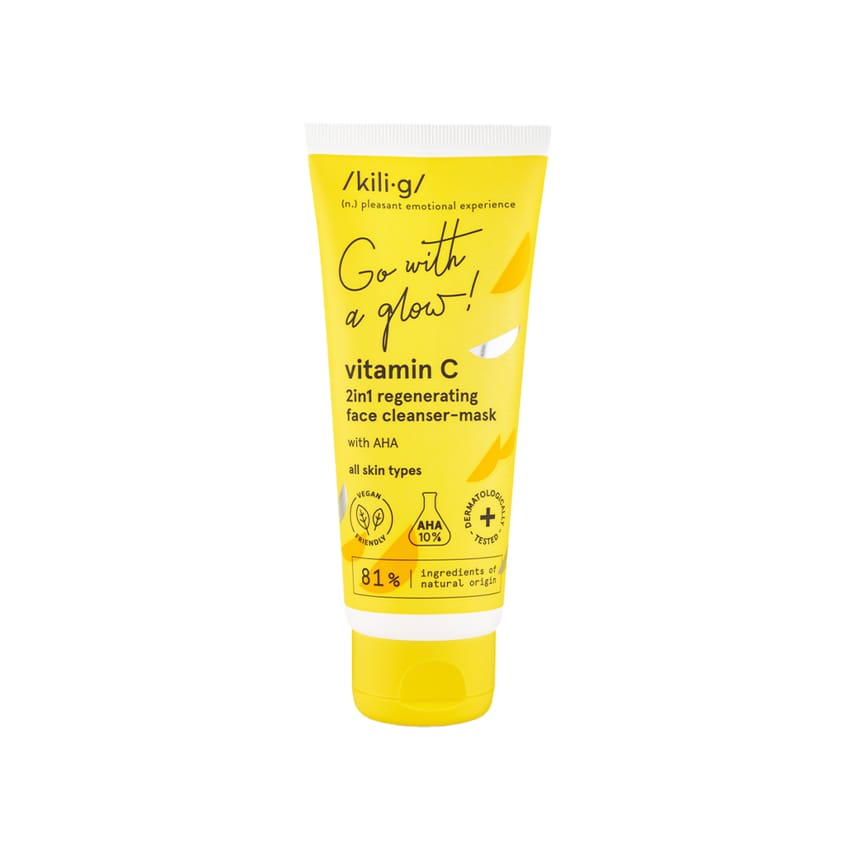 Kili g Vitamin C Regenerating Face Cleanser Mask With Aha 75ml