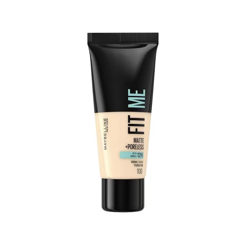 كريم أساس فيت مي من مايبيلين - 100 عاجي دافئ | makeup | maybelline | foundation
