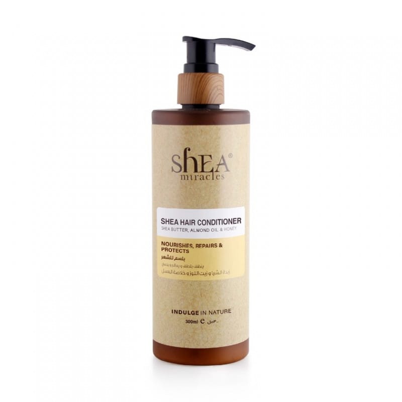 بلسم شيا ميراكلز بزبدة الشيا وزيت اللوز والعسل 300 مل | shampoo-and-conditioner | hair-treatment | hair-care | shea-miracles