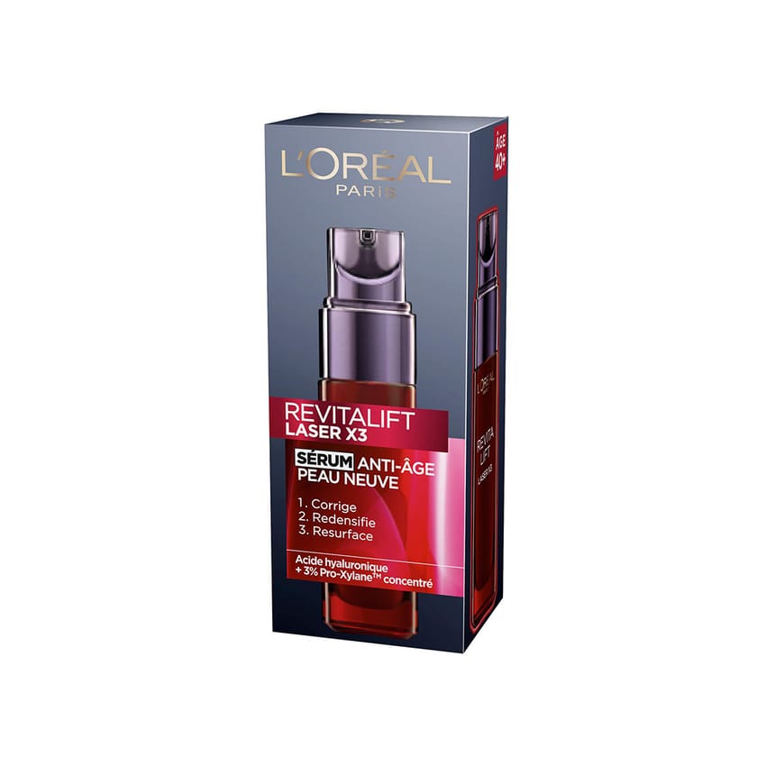 سيروم لوريال باريس ريفيتاليفت ليزر X3 المضاد للشيخوخة 30 مل | skin-treatment | skin-serum | loreal | skin-care