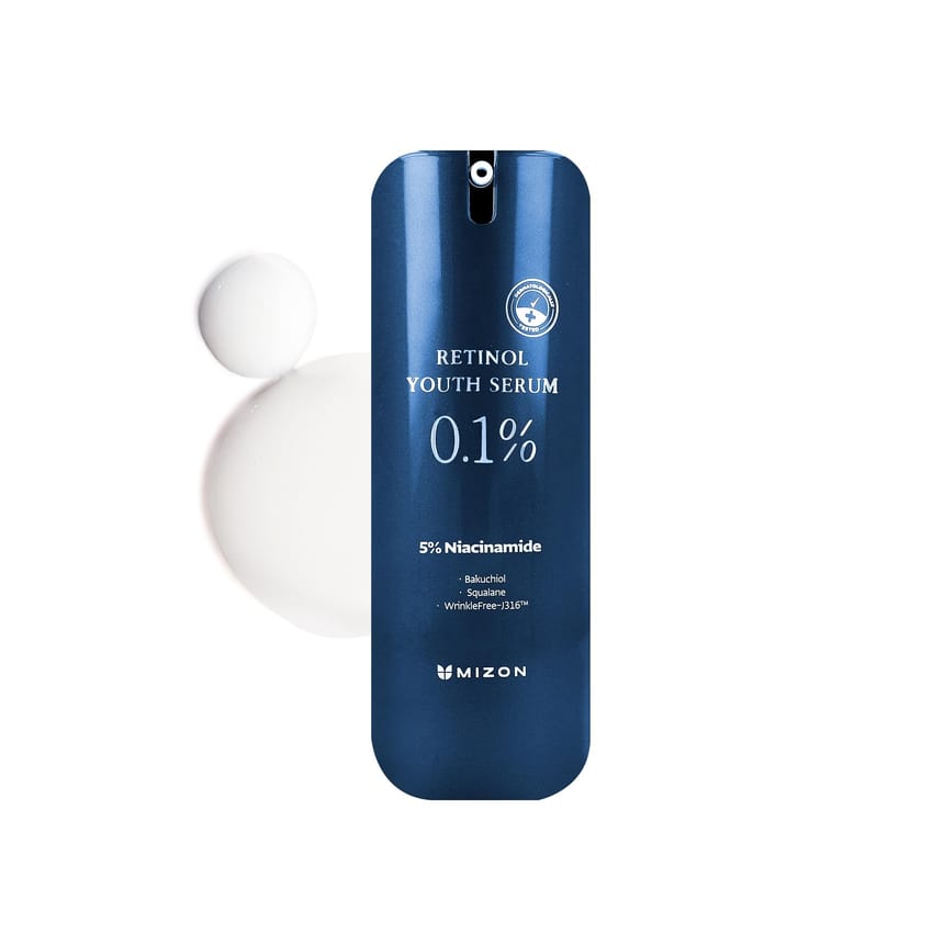 Mizon 0.1 Retinol Youth Serum 28g - Retinol & Peptide Serum | skin-treatment | face-wash | skin-serum | face-moisture | specialoffer | mizon | skin-care