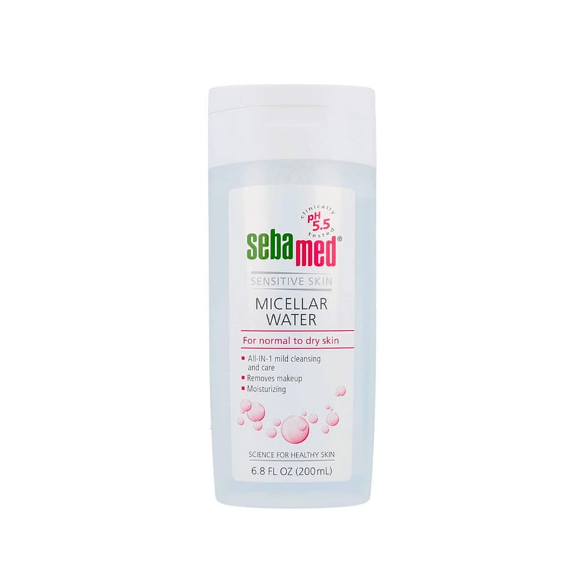 ماء ميسيلار للبشرة العادية والجافة - 200 مل سيباميد | skin-treatment | micellar-water | sebamed | skin-care