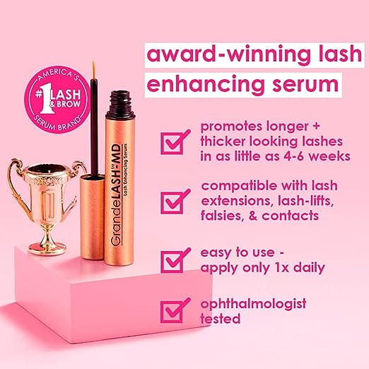 Grande Cosmetics GrandeLASH-MD Lash Enhancing Serum 3 months Supply 12 Weeks