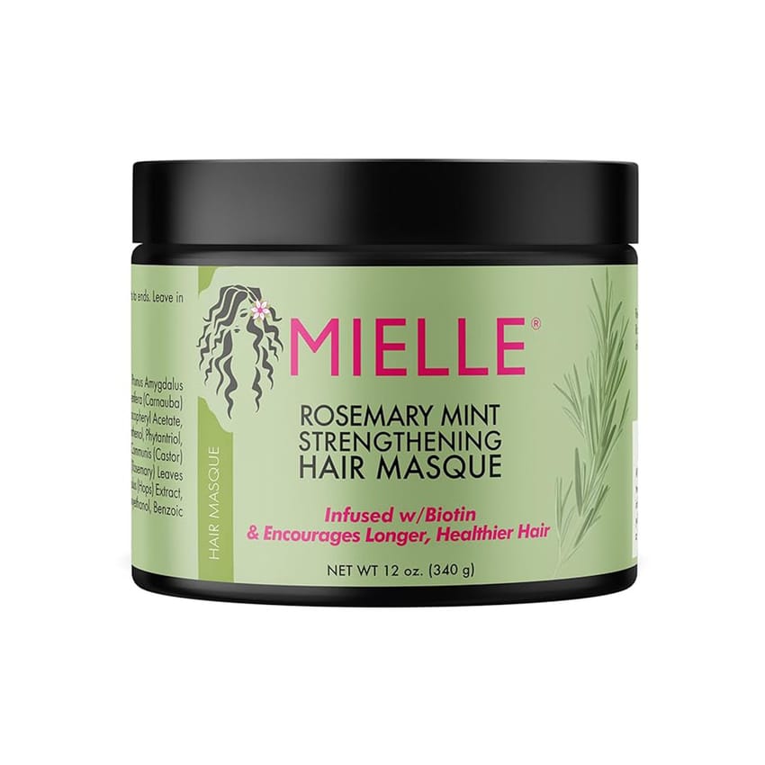 ماسك تقوية الشعر بالروزماري والنعناع من ميلي أورجانيكس، معال | hair-mask | hair-treatment | hair-care | mielle