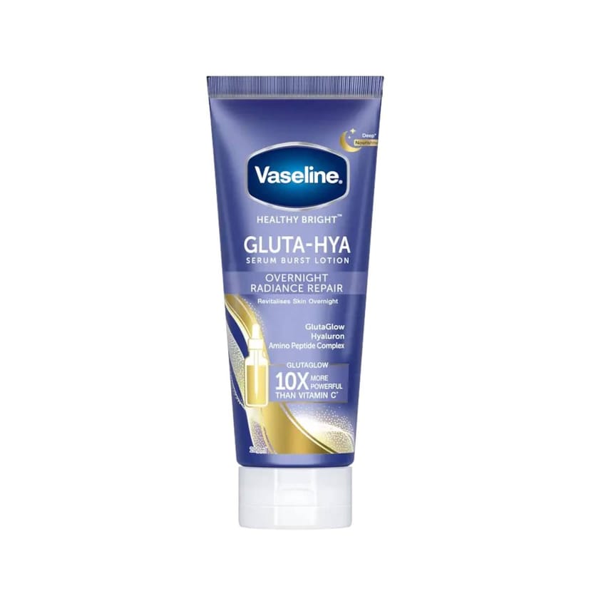 VASELINE GLUTA-HYA SERUM BURST LOTION OVERNIGHT RADIANCE REPAIR 330ML product thumbnail 2
