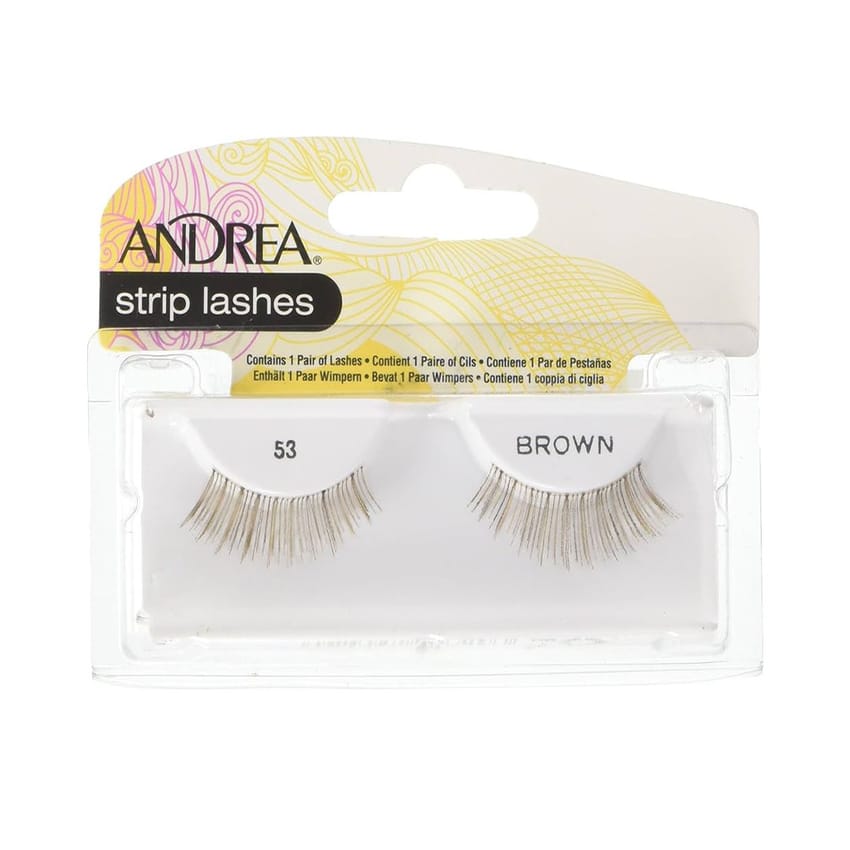 Andrea Lashes 53 Brown Natural | eyelashes | eyebrow | andrea