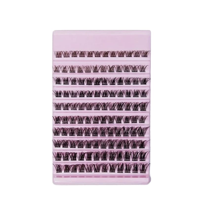 Lash Cluster Lashes 8-16mm Wispy Individual Lashes Natural Look Lashes D Curl Fluffy Cluster Lashes DIY Eyelash Extension 120pcs