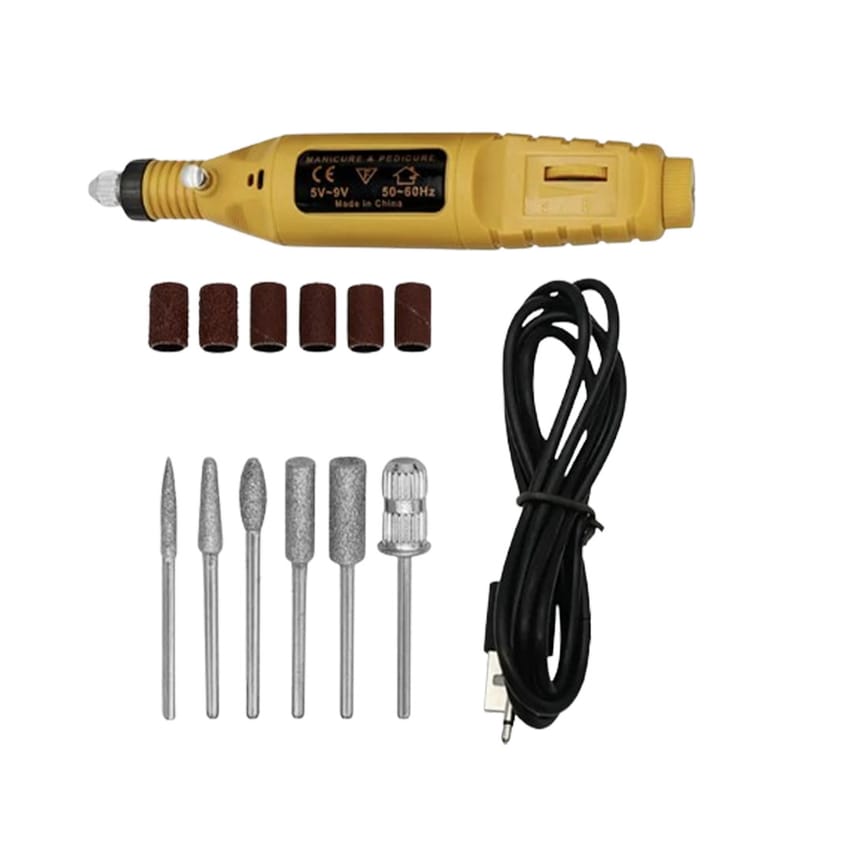 مبرد دريل كهربائي للجل والاظافر بروفيشنال 6 قطع | electronics | nail-drill | nail-tools | nail-care | d5%