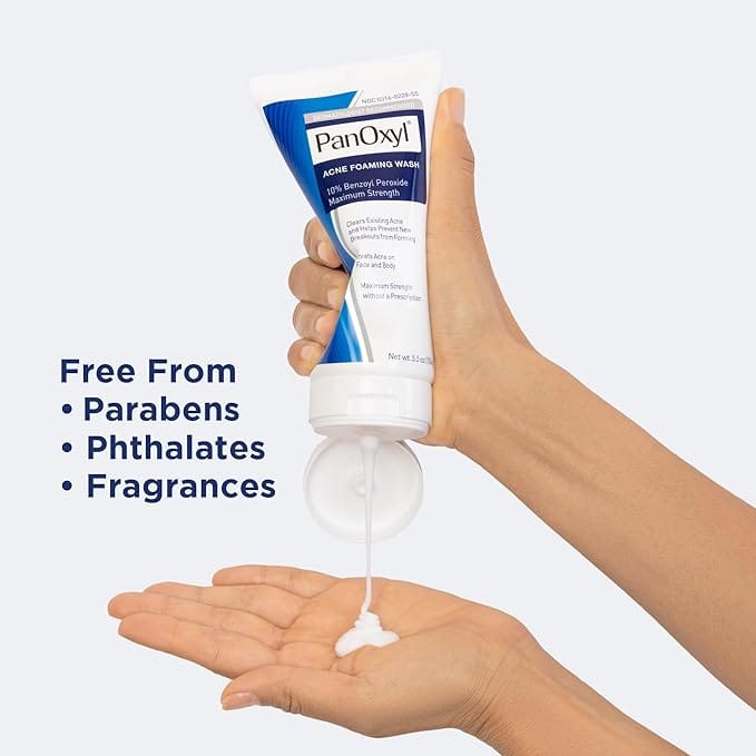 PanOxyl Acne Foaming Wash Benzoyl Peroxide 10 Maximum Strength Antimicrobial 156g product thumbnail 3
