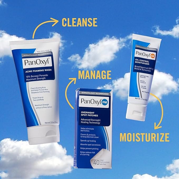 PanOxyl Acne Foaming Wash Benzoyl Peroxide 10 Maximum Strength Antimicrobial 156g product thumbnail 2