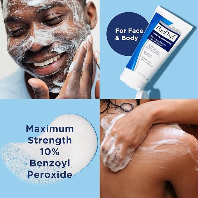 PanOxyl Acne Foaming Wash Benzoyl Peroxide 10 Maximum Strength Antimicrobial 156g product thumbnail 4