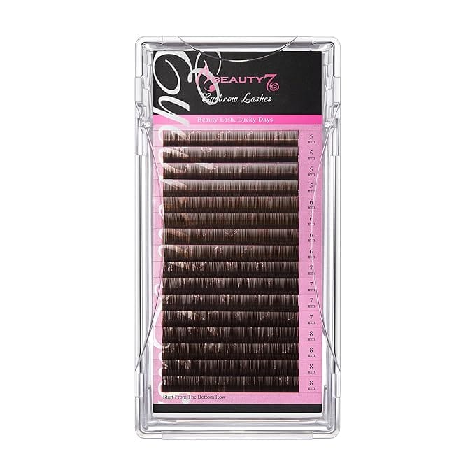 Brown Eyebrow Extensions Matte Individual Eyebrow False Lash | tools | eyebrow