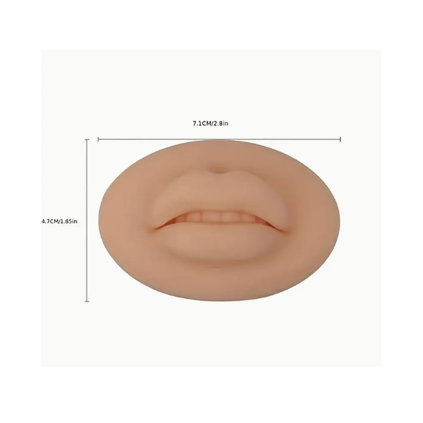 عارضة أزياء فناني وشم مكياج شبه دائم مع شفاه وأسنان مفتوحة 5 | tattoo-tools | tools | lip-care | skin-care