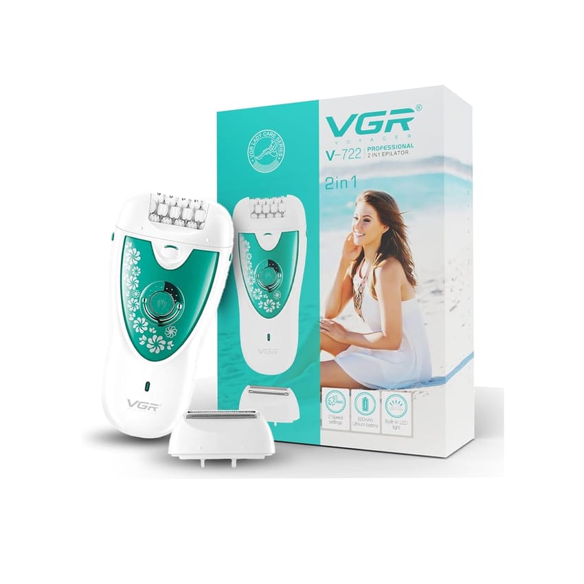 VGR V-722 ماكينة إزالة الشعر وحلاقة شعر الجسم النسائية 2 في | hair-removal-epilation | tools | womens-personal | men | shavers | vgr | shaving