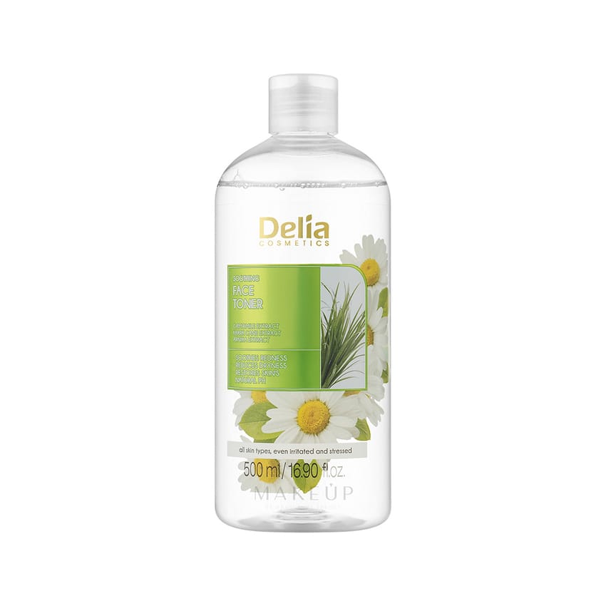 Delia Soothing Camomile Extract Face Toner 500ml