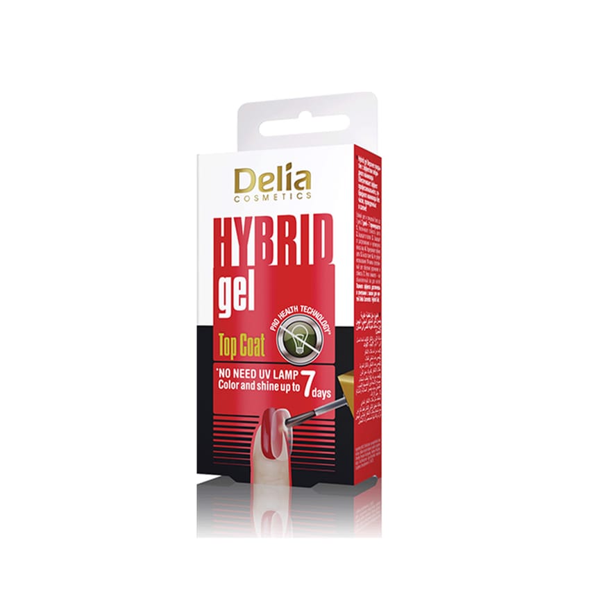 Delia Hybrid Gel Top Coat 11ml