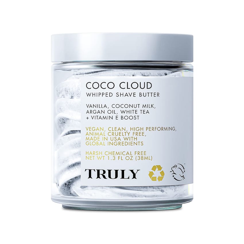 Truly Coco Cloud Whipped Luxury Shave Butter Super-Smoothing Shave Cream 38ml