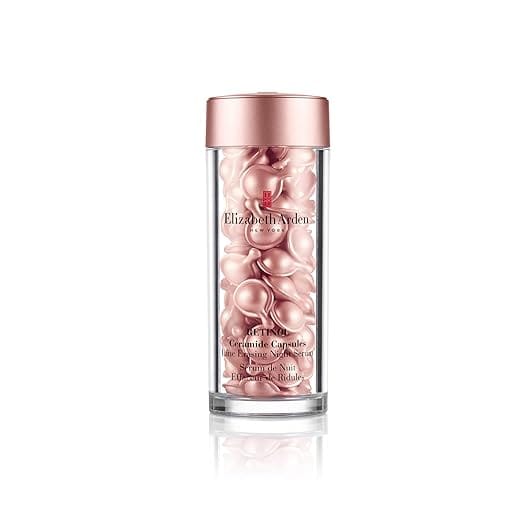 Elizabeth Arden Retinol Ceramide Capsules; Nighttime Skin Care, Fine Line and Wrinkle Erasing Face Serum, Rapid Skin Renewing Capsules