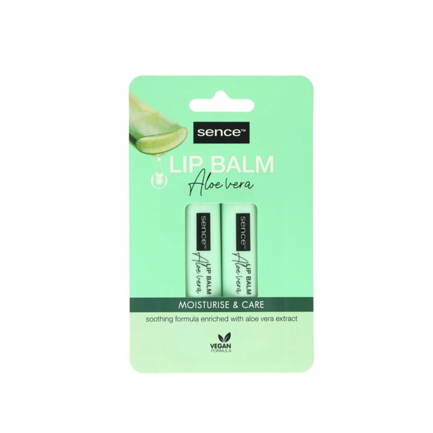 سينس مرطب الشفاه بالصبار 2X4 3G كريم حماية من عصا البلسم | lip-care | body-care | skin-care | lip-balm