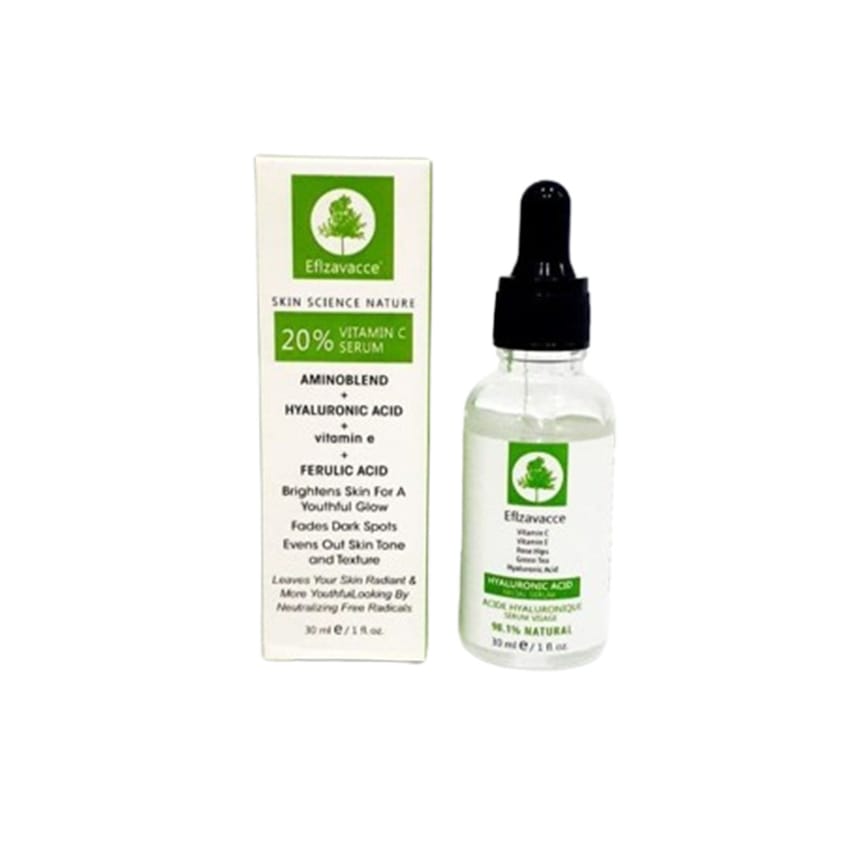مصل فيتامين C وحمض الهيالورونيك المضاد للشيخوخة من Eflzavacc | skin-treatment | skin-serum | skin-care