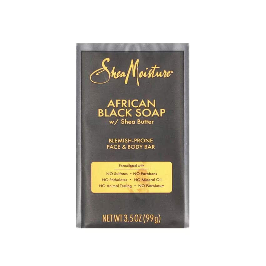 قالب صابون أسود أفريقي من شيا مويستشر مع زبدة الشيا للوجه وا | skin-treatment | face-wash | face-moisture | face-mask | sheamoisture | hand-soap | skin-care
