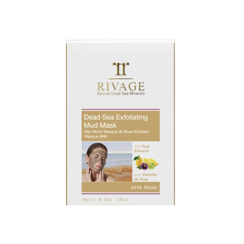 ريفاج قناع الطين المقشر للبحر الميت في أكياس بخلاصة الفاكهة | skin-treatment | dead-sea | skin-care | rivage