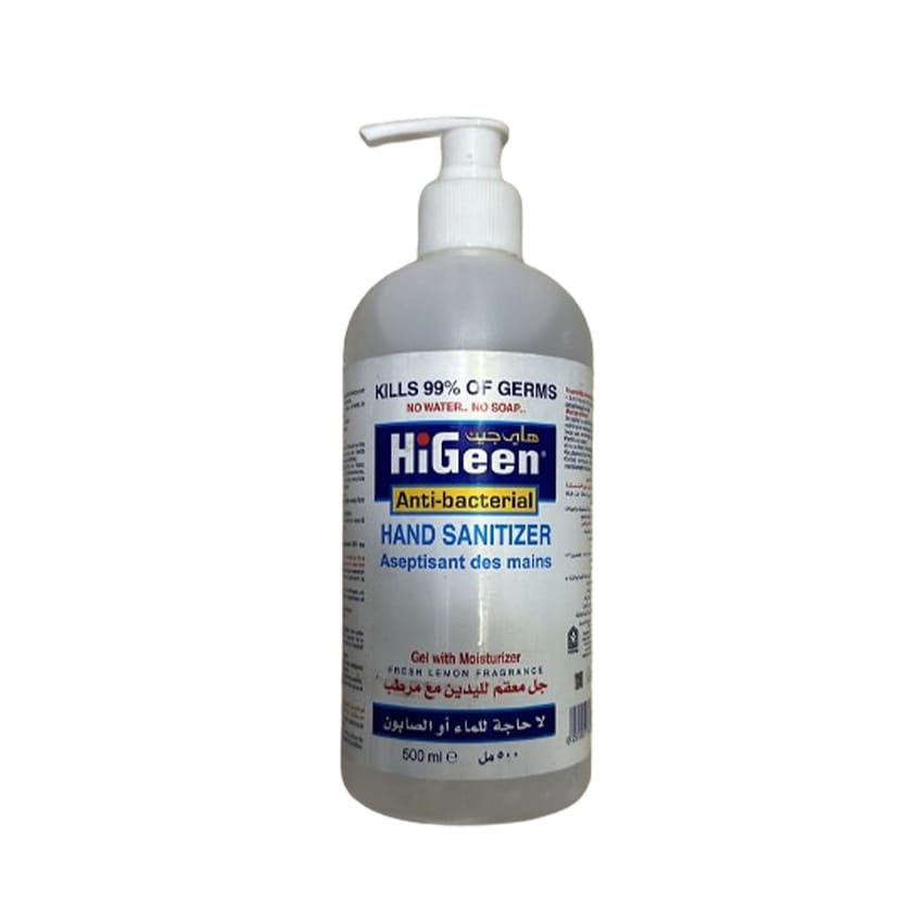 Higeen Hand Sanitizer Pump 500 Ml | sterilization | skin-care
