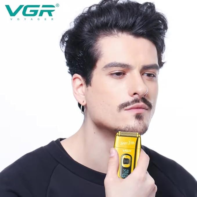 VGR V-332 ماكينة حلاقة فاخرة لاسلكية قابلة لإعادة الشحن للرج | electronics | men | shavers | vgr | shaving