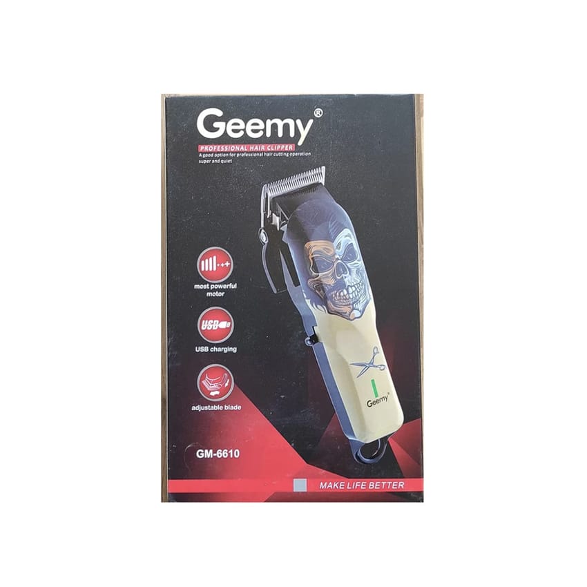 ماكينة تشذيب اللحية الكهربائية جيمي GM 6610 من بلاك، 220 فول | electronics | men | shavers