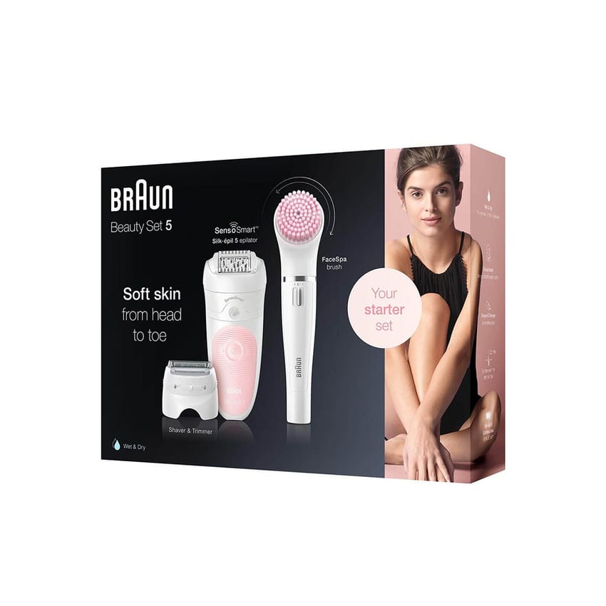 Braun Epilator, Silk epil 5 Beauty Set Flamingo Pink SES 5-8 | hair-removal-epilation | womens-personal | braun