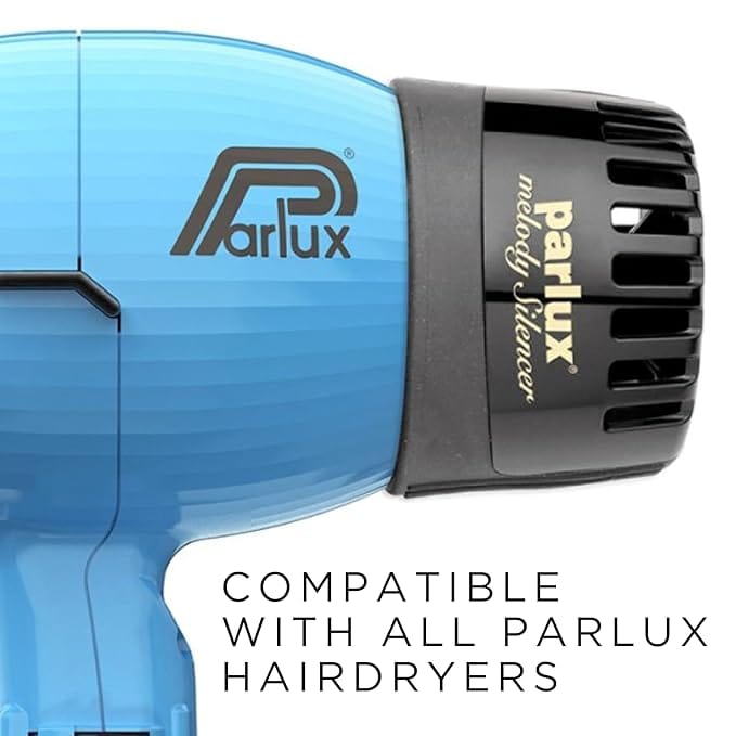 Parlux Melody Silencer. Noise Reduction Hairdryer Silencing Attachment for Parlux Hairdryers Limiting Noise Levels. Easy to Use, Lightweight Hair Dryer Attachments for Salon & Home Use. (Blac product thumbnail 2