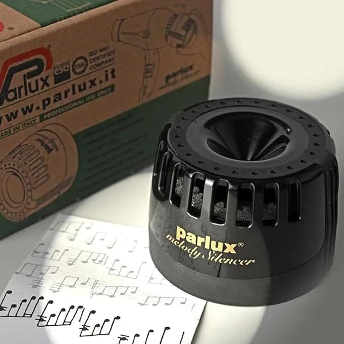 Parlux Melody Silencer. Noise Reduction Hairdryer Silencing Attachment for Parlux Hairdryers Limiting Noise Levels. Easy to Use, Lightweight Hair Dryer Attachments for Salon & Home Use. (Blac product thumbnail 4