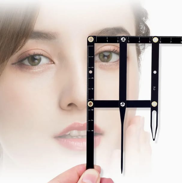 Stainless Steel Microblading Balance Positioning Eyebrow Map | tools | eyelashes | eyebrow