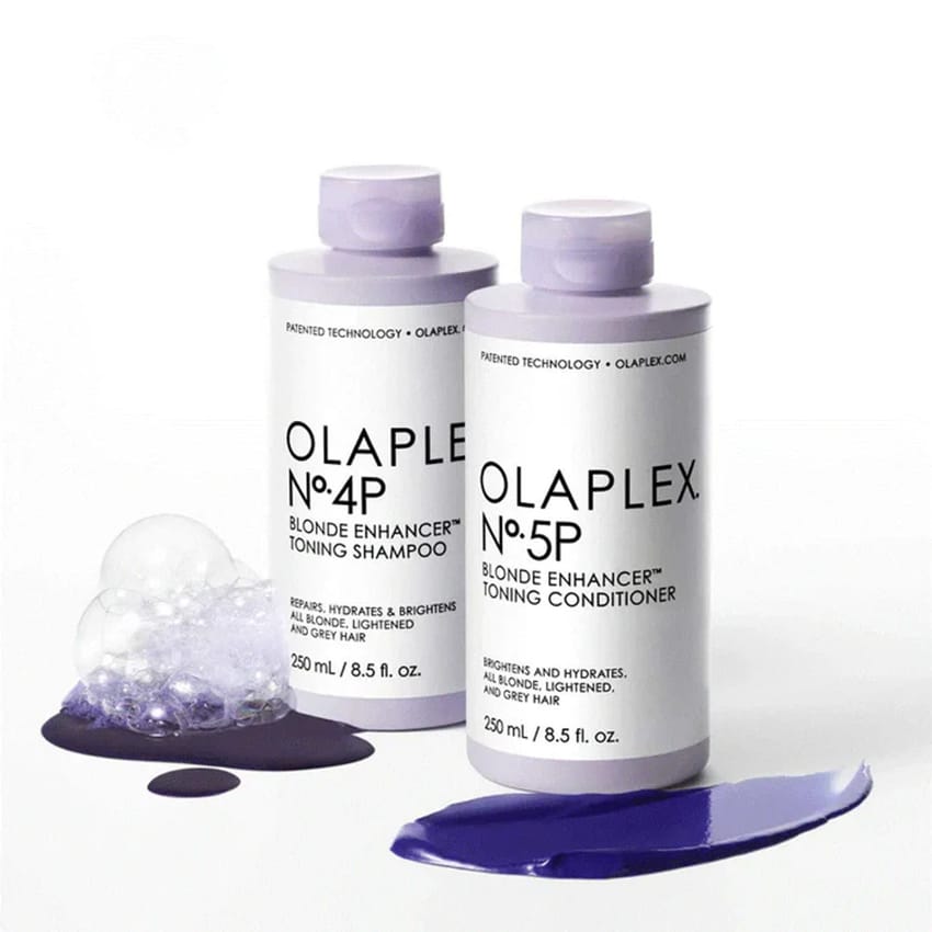 كت شامبو وكونديشنر اولابلكس رقم 4 مع رقم 5 250مل عدد 2 | hair-color | silver-shampoo | olaplex | hair-care | hair-colour