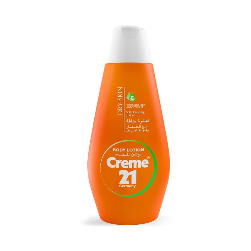 Creme 21 Body Lotion for Dry Skin with Vitamin E & Aloe Vera 400ml