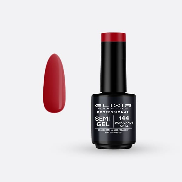 Elixir Pro. Semi-permanent Gel Nail Polish 15ml – #144 (Dark | nail-extensions | nail-gel | gel-color | nail-care | elixir