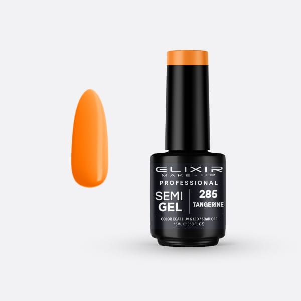 Elixir Pro. Semi-permanent Gel Nail Polish 15ml – #285 (Tang | nail-extensions | nail-gel | gel-color | nail-care | elixir